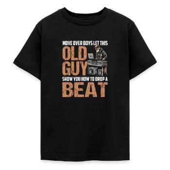 DJ EDM disc jockey - Teenager T-Shirt - Schwarz - Vorne - AI Model Teenager Male light (155cm)