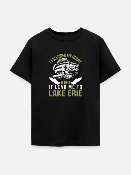 Walleye Fishing - Teenager T-Shirt - Schwarz
