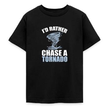 Storm Chaser - Teenager T-Shirt - Schwarz - Vorne - AI Model Teenager Male light (155cm)