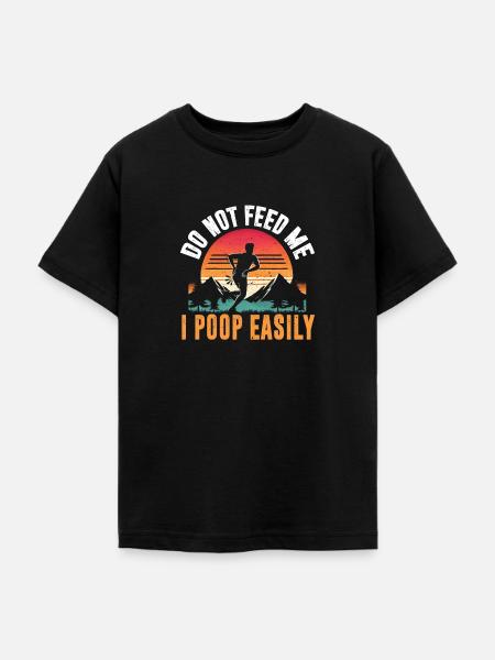 Ultra running - Teenager T-Shirt - Schwarz