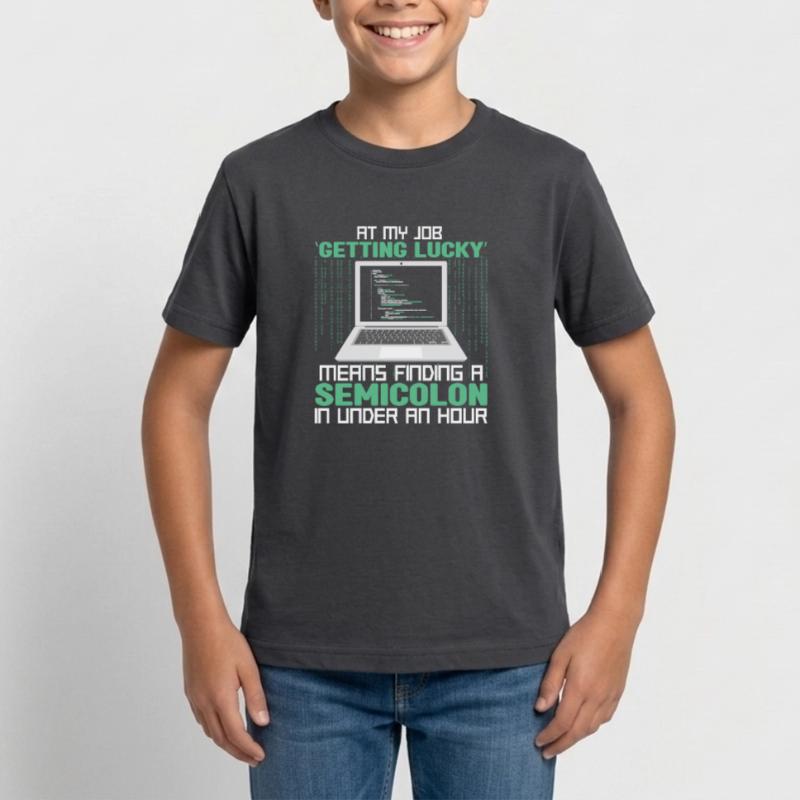Programmer Developer Coding Coder Teenage T-Shirt