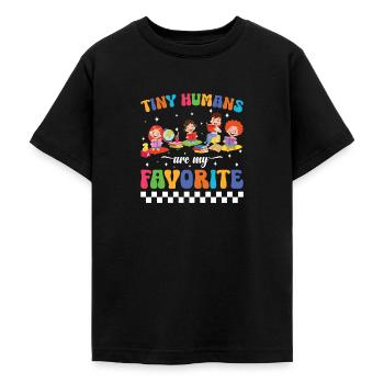 VPK Teacher Voluntary Prekindergarten - Teenage T-Shirt - black - Front - AI Model Teenager Male light (155cm)