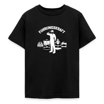 Modelleisenbahn Eisenbahn Eisenbahner - Teenager T-Shirt - Schwarz - Vorne - AI Model Teenager Male light (155cm)