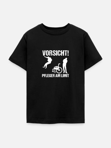 Krankenpfleger Pfleger Altenpfleger Sprüche - Teenager T-Shirt - Schwarz