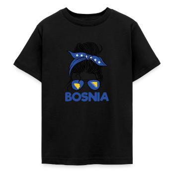 Jebiga Brate Balkan Serbia - Teenage T-Shirt - black - Front - AI Model Teenager Male light (155cm)