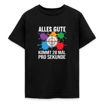 Paintball Gotcha Paintballspieler - Teenager T-Shirt - Schwarz - Vorne - AI Model Teenager Male light (155cm)