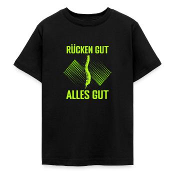 Physiotherapeut Geschenke Physio Sprüche - Teenager T-Shirt - Schwarz - Vorne - AI Model Teenager Male light (155cm)