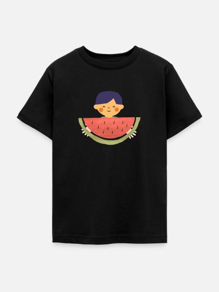 Leckere Wassermelone - Teenager T-Shirt - Schwarz