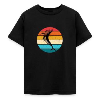 Wal - Teenager T-Shirt - Schwarz - Vorne - AI Model Teenager Male light (155cm)