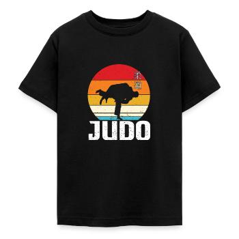 Judo Geschenkidee - Teenager T-Shirt - Schwarz - Vorne - AI Model Teenager Male light (155cm)