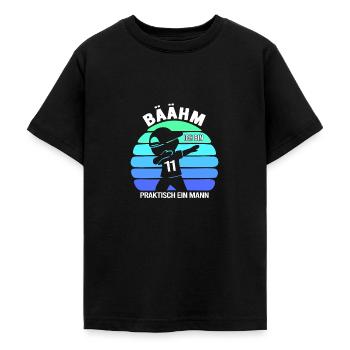 11 elfjähriger 11. Geburtstag Jungen - Teenager T-Shirt - Schwarz - Vorne - AI Model Teenager Male light (155cm)