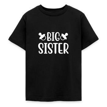 Big Sister - Teenager T-Shirt - Schwarz - Vorne - AI Model Teenager Male light (155cm)