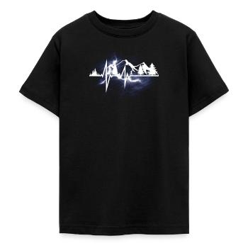 Wandern Zubehör Wanderer Motiv - Teenager T-Shirt - Schwarz - Vorne - AI Model Teenager Male light (155cm)
