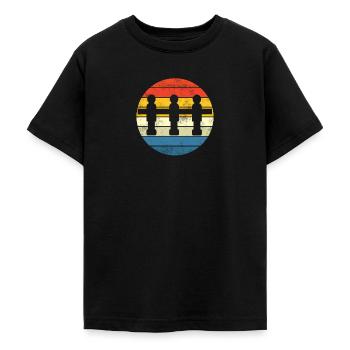 Geschenkidee Tischfussball Kicker Design - Teenager T-Shirt - Schwarz - Vorne - AI Model Teenager Male light (155cm)