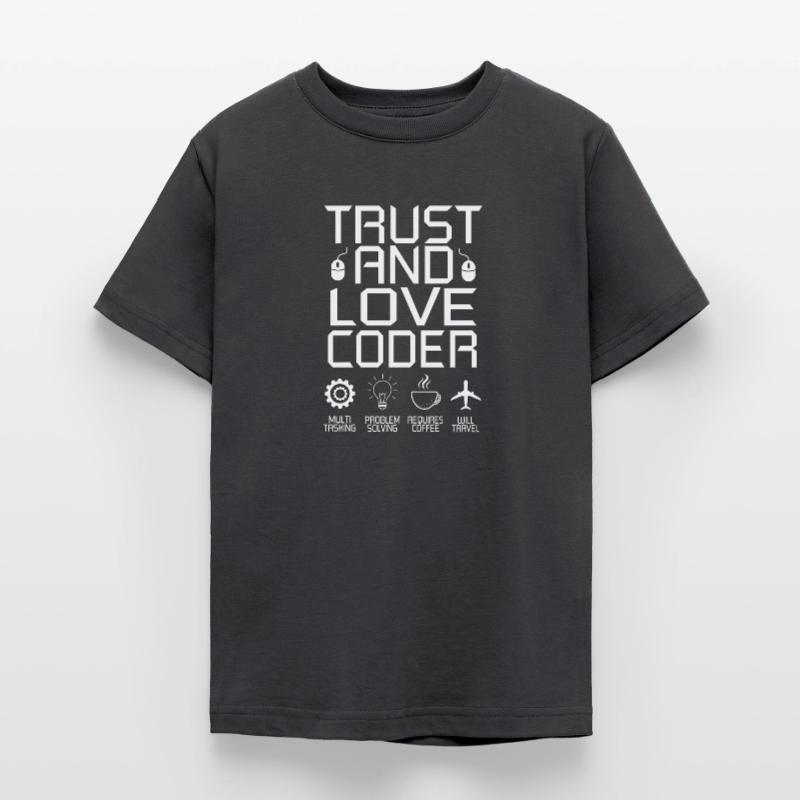 Coder Programmierer Kaffee Entwickler Geschenk Teenager T-Shirt