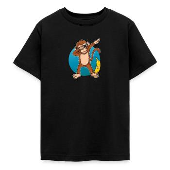 Dabbing Affe Dab Tanz Banane Geschenk Geburtstag - Teenager T-Shirt - Schwarz - Vorne - AI Model Teenager Male light (155cm)