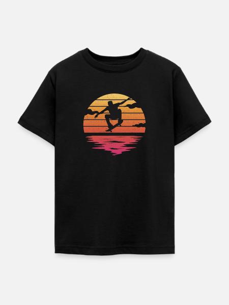Skateboarding Tricks Skateboard Skater - Teenager T-Shirt - Schwarz