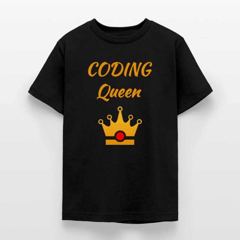 Coding Queen Queen Programmer Mrs. Software Teenage T-Shirt