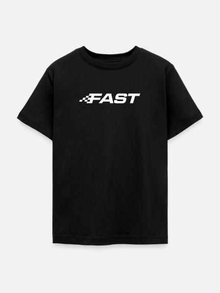 Fast - Teenager T-Shirt - Schwarz