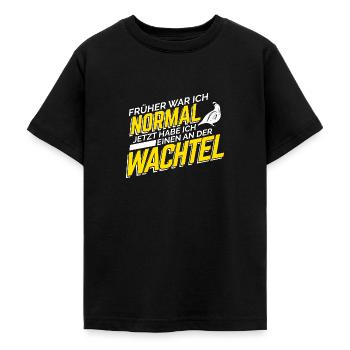 Wachtel Geschenkidee - Teenager T-Shirt - Schwarz - Vorne - AI Model Teenager Male light (155cm)