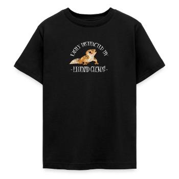 Leopardgecko - Teenager T-Shirt - Schwarz - Vorne - AI Model Teenager Male light (155cm)