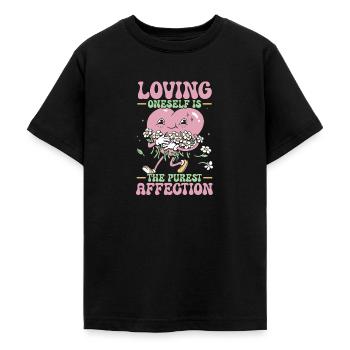 Selbstliebe Selbstwert Ich Liebe Mich Motivation - Teenager T-Shirt - Schwarz - Vorne - AI Model Teenager Male light (155cm)