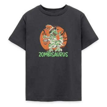 Funny Halloween Costume Dinosaur Lover - Teenage T-Shirt - dark grey - Front - AI Model Teenager Male light (155cm)