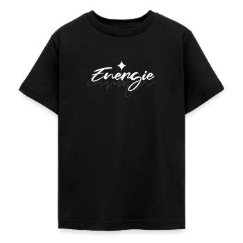Energy - Teenage T-Shirt - black - Front - AI Model Teenager Male light (155cm)
