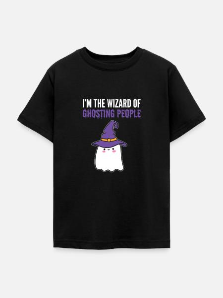 Lustiger Zauberer Zaubern - Teenager T-Shirt - Schwarz