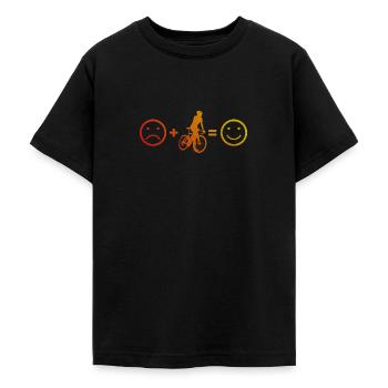 Road Bike Rennradfahrer Roadbike Rennrad Rennradfa - Teenager T-Shirt - Schwarz - Vorne - AI Model Teenager Male light (155cm)