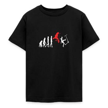Stunt Scooter Evolution - Teenager T-Shirt - Schwarz - Vorne - AI Model Teenager Male light (155cm)