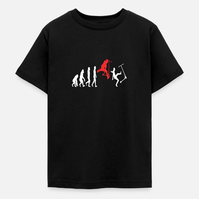 Evolution du scooter acrobatique - T-shirt Ado - noir