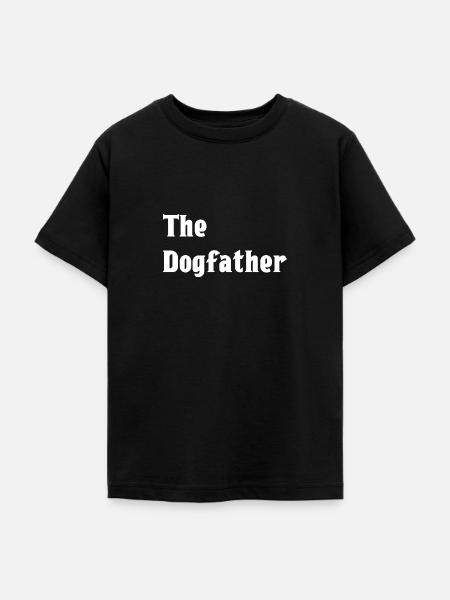 The Dogfather - Teenager T-Shirt - Schwarz