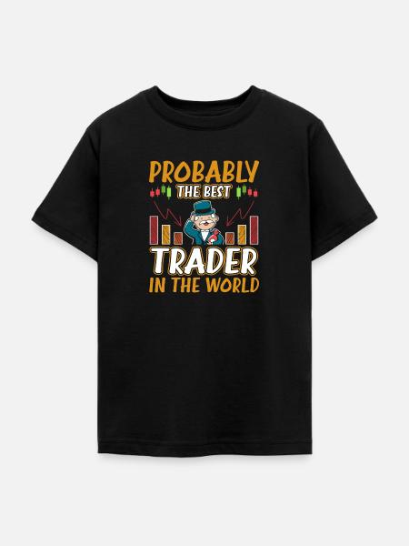 Forex trader #1 - Teenager T-Shirt - Schwarz