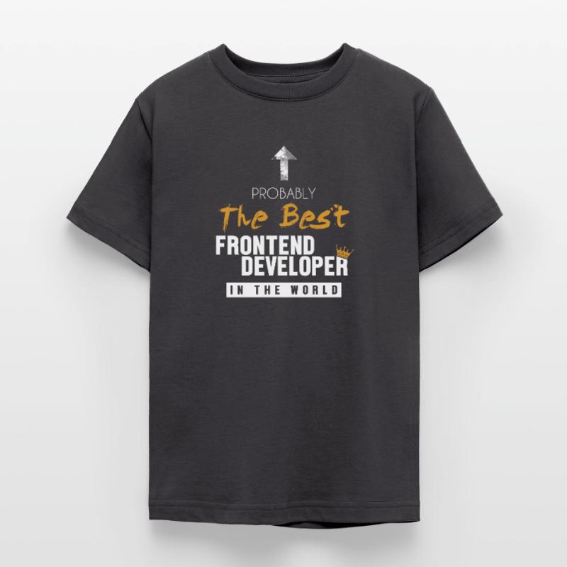 Best Frontend Developer World Developer Coder T-shirt Ado