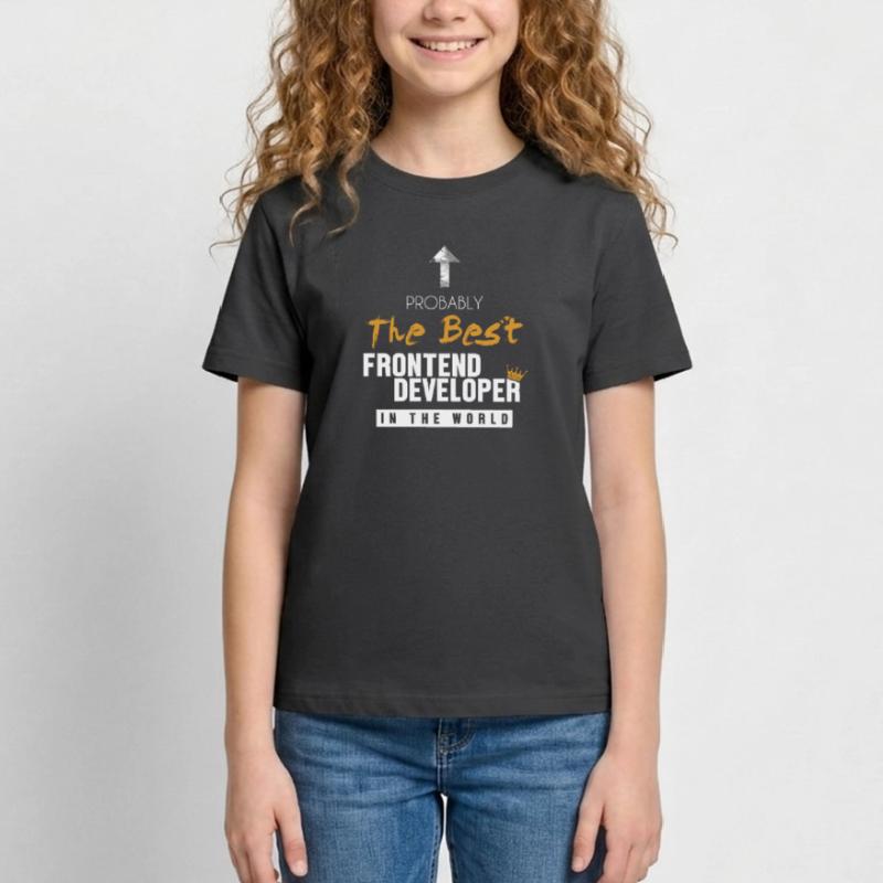 Best Frontend Developer World Developer Coder T-shirt Ado