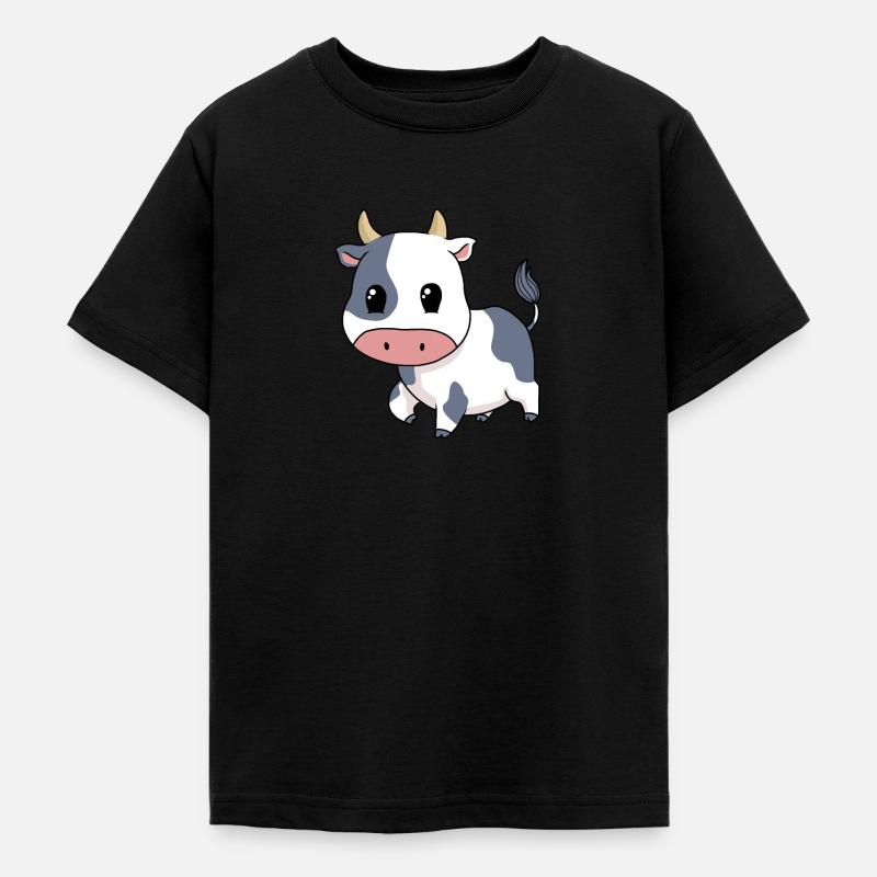 Vaca linda - Camiseta adolescente - negro