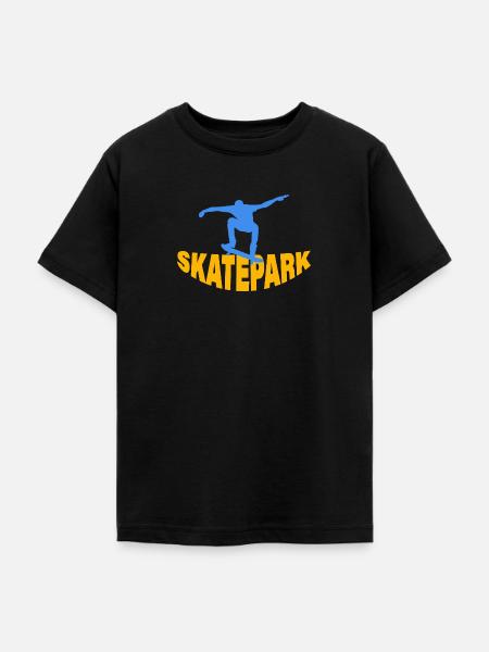 SKATEPARK - Teenager T-Shirt - Schwarz