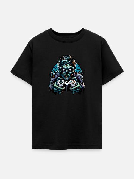 Zombie Gaming Controller - Teenager T-Shirt - Schwarz