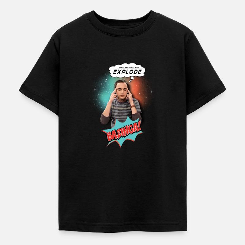 The Big Bang Theory Explode - T-shirt Ado - noir