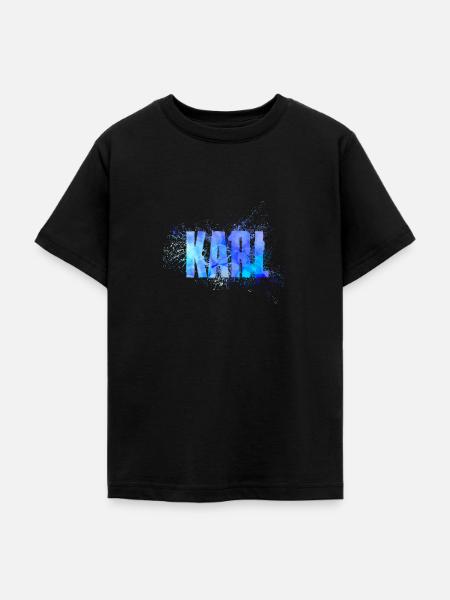 Karl - Teenager T-Shirt - Schwarz