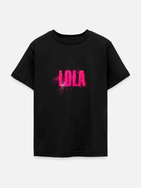 Lola - Teenager T-Shirt - Schwarz