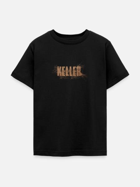 Keller - Teenager T-Shirt - Schwarz