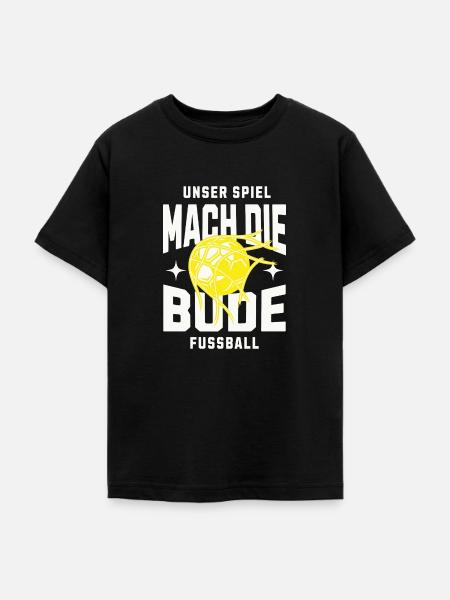 Toooooor! Bude...gelb - Teenager T-Shirt - Schwarz