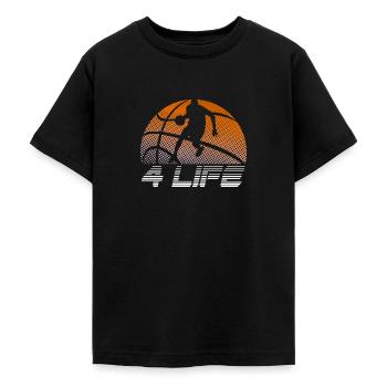 Basket för livet - T-shirt tonåring - svart - Fram - AI Model Teenager Male light (155cm)
