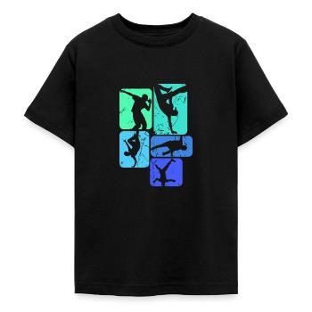 Breakdance breakdancer breakdance enfants garçons - T-shirt Ado - noir - Devant - AI Model Teenager Male light (155cm)