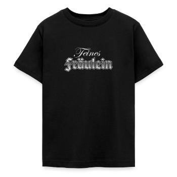 Feines Fräulein - Teenager T-Shirt - Schwarz - Vorne - AI Model Teenager Male light (155cm)