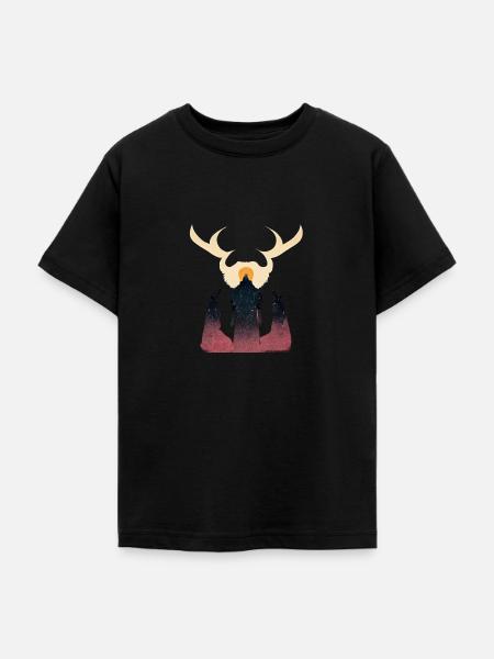 Valhalla Thron - Teenager T-Shirt - Schwarz