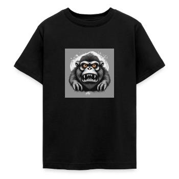 affe - Teenager T-Shirt - Schwarz - Vorne - AI Model Teenager Male light (155cm)