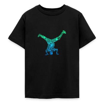 Breakdance Breakdancer Breakdancing - Teenager T-Shirt - Schwarz - Vorne - AI Model Teenager Male light (155cm)